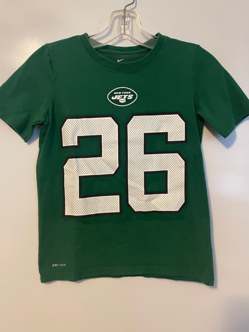 The Nike T-Shirt Le’veon Bell New York Jets Size Boys Small